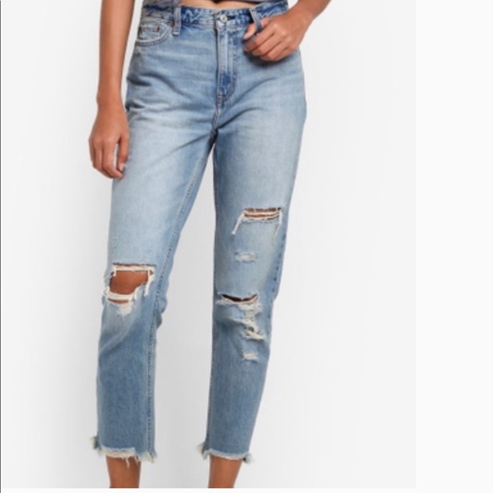 NWT AbercrombieFitch girlfriend jeans
